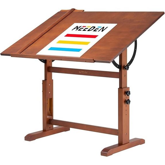 MEEDEN Large Adjustable Artist Drafting Table