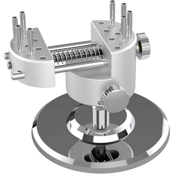 Mini Hobby Vise with 8 Bench Pins and 360° Swivel