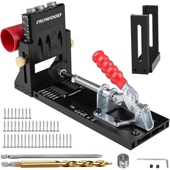 Adjustable Pocket Hole Jig for Woodworking (HJ01)