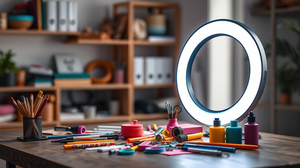 adjustable portable crafting lighting