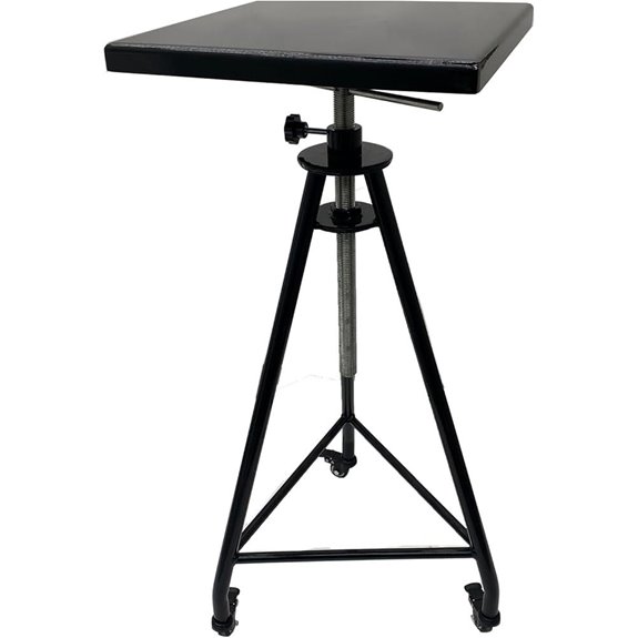 JARYANNIX Adjustable Pottery Sculpture Turntable Stand