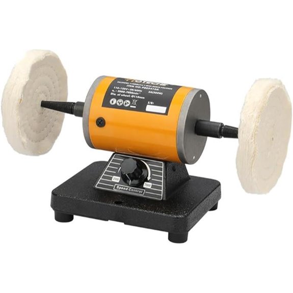Hoteche Adjustable Speed Bench Buffer Polisher