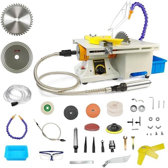 Lapidary Saw Machine with Adjustable Speed