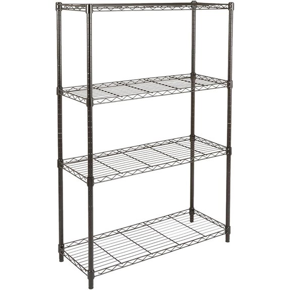 Amazon Basics Adjustable Steel Wire Shelf Organizer