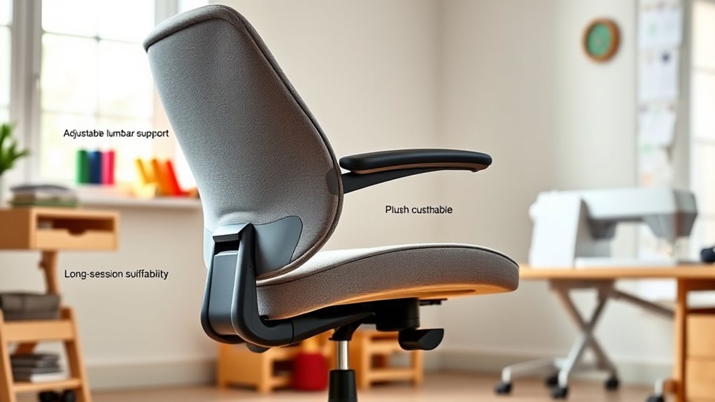 adjustable supportive breathable seating