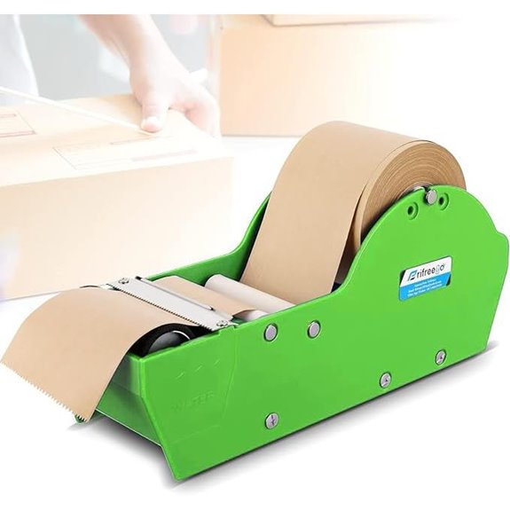 Water-Activated Kraft Tape Dispenser Adjustable Width