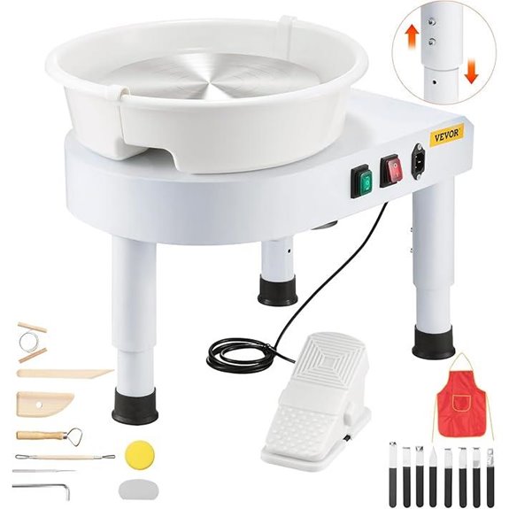 VEVOR Pottery Wheel for Adults with Foot Pedal