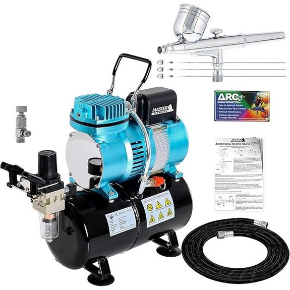 Master Airbrush Cool Runner II Airbrush & Compressor Kit