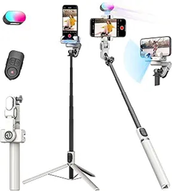 AOCHUAN 4-in-1 Smartphone Gimbal with RGB Light