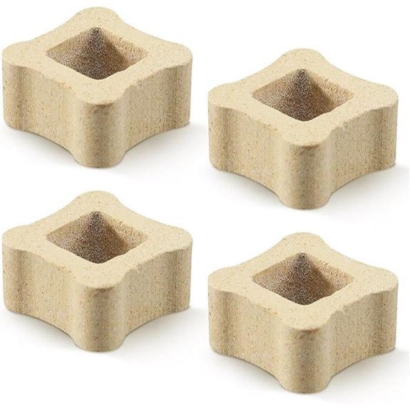 Tuanse 4 Pack Alumina Kiln Posts 1/2 x 1