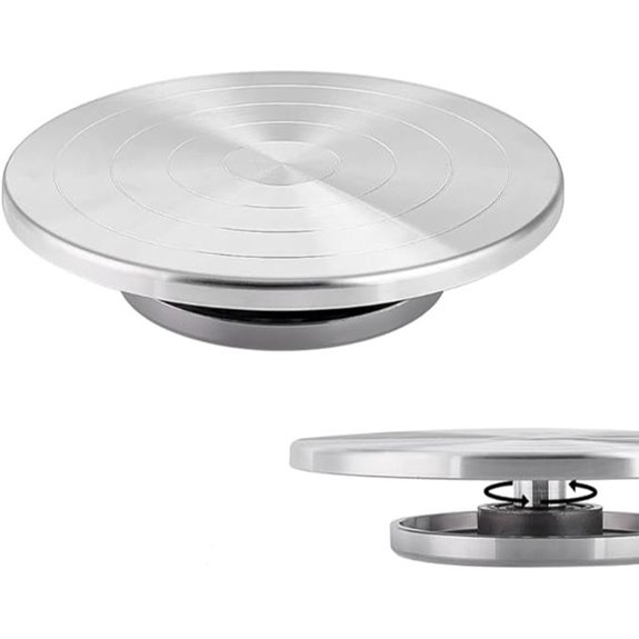 Unicraftale Aluminum Alloy Ceramic Turntable with Bearings