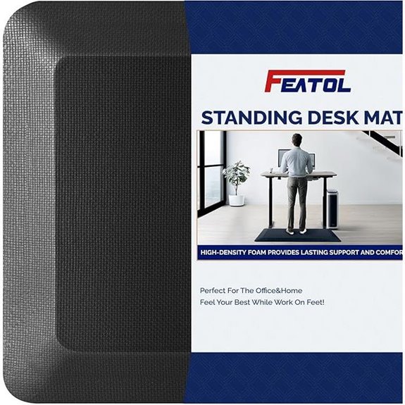 FEATOL Anti Fatigue Standing Desk Mat (20x32)
