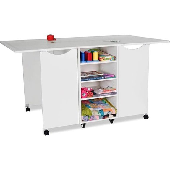 Arrow Kookaburra Cutting Table with Storage