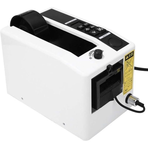 Electric Tape Dispenser with Automatic Cutter