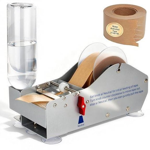 TooCust Water-Activated Tape Dispenser with Auto Water Supply