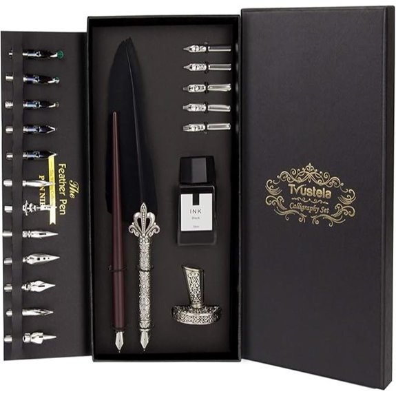 Calligraphy Set for Beginners with Dip Pen and Nibs