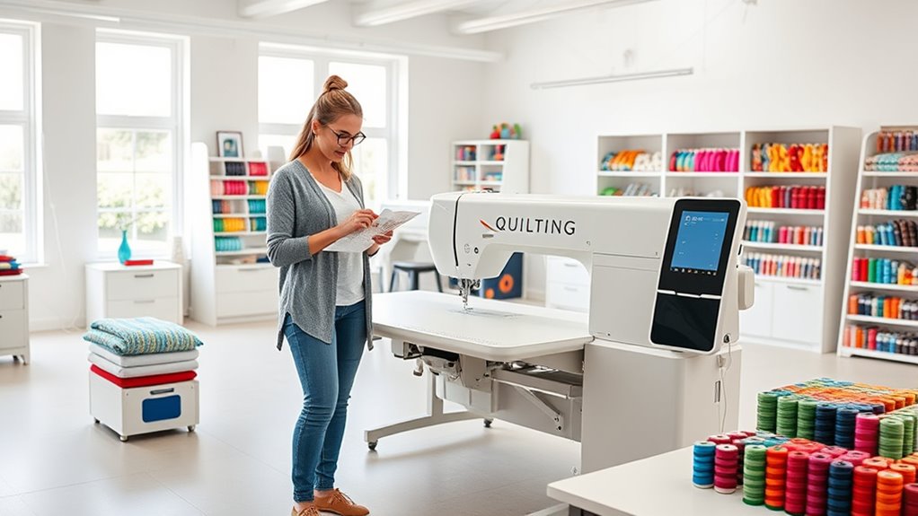 beginner quilting machine considerations