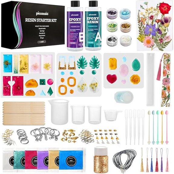 Piccassio Beginner Epoxy Resin Jewelry & Craft Kit