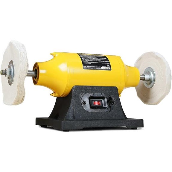 4.0A Bench Buffer Polisher with Buffing Wheels