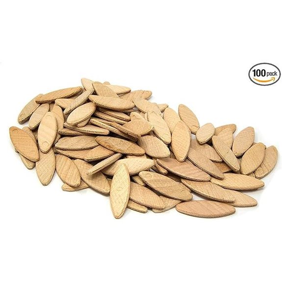 WEN 0 Birch Wood Biscuits for Woodworking 100 Pack (JN100B)