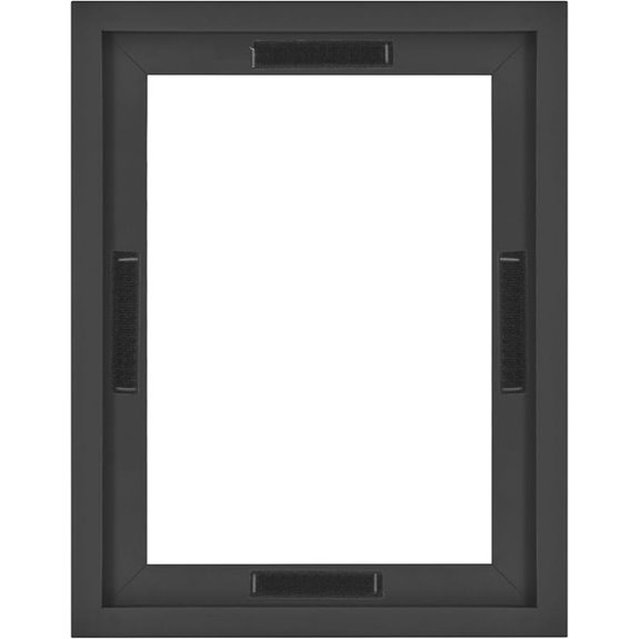 MCS Canvas Float Frame 9x12 Black 1-Pack