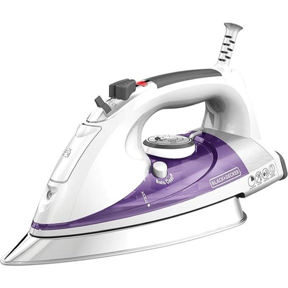 BLACK+DECKER IR1350S Steam Iron with Stainless Steel Soleplate