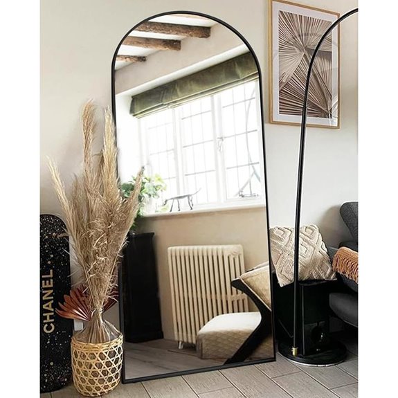 black full length mirror