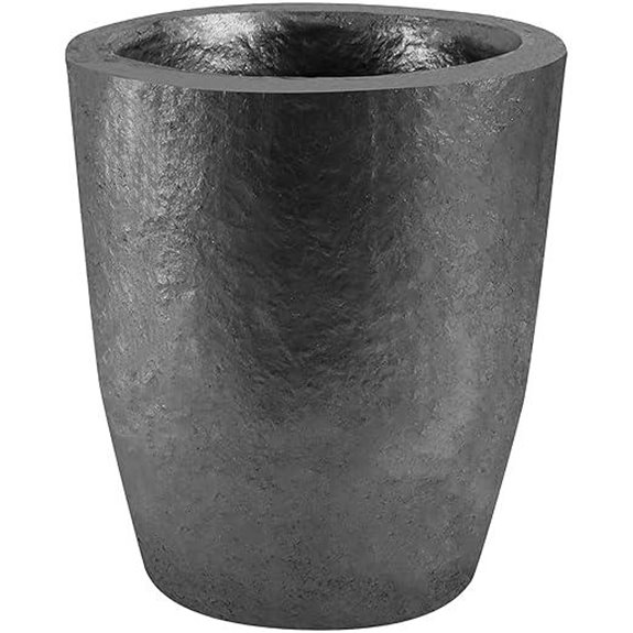 Nelyrho Black Graphite Crucible for Metal Melting