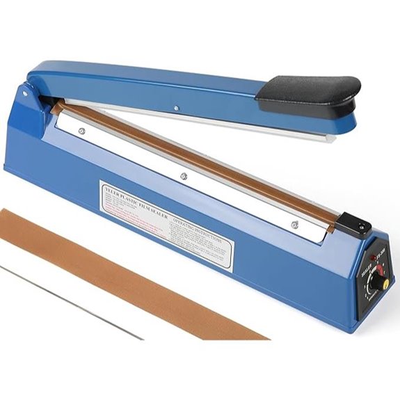 Impulse Heat Sealer for Plastic Bags (Blue)