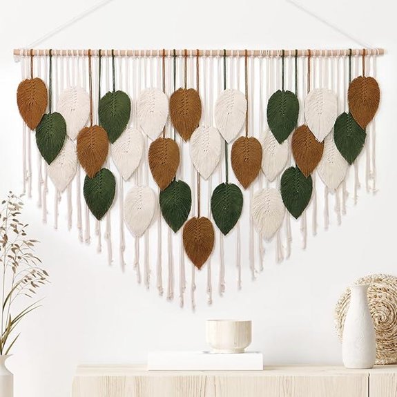 KHOYIME Boho Macrame Wall Hanging Tapestry Decor