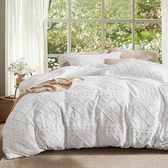 Bedsure Queen Boho Duvet Cover Set with Pillow Shams