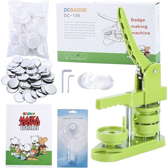 Button Maker Kit with Supplies and Accessories
