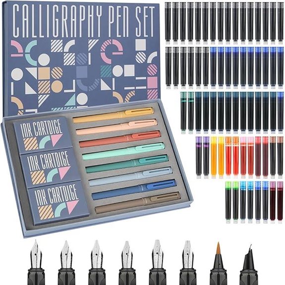 GC Quill Calligraphy Pen Set with Ink Cartridges