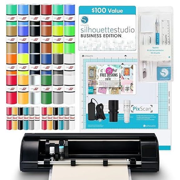 Silhouette Cameo 5 Alpha Cutting Machine Deluxe Bundle
