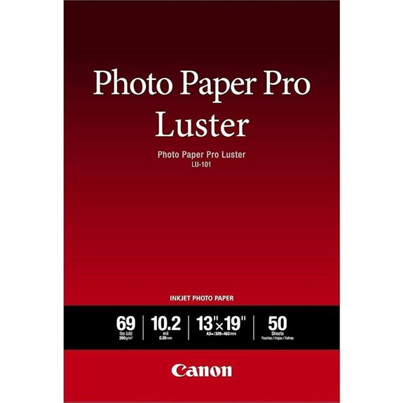 Canon LU-101 13X19(50) Luster Photo Paper 13 x 19 (50 Sheets)