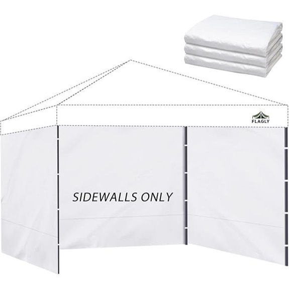 Instant Canopy Sidewalls for 10x10ft Pop Up Tent