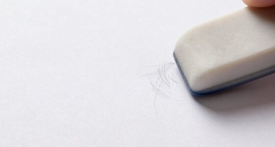 careful erasing without damage