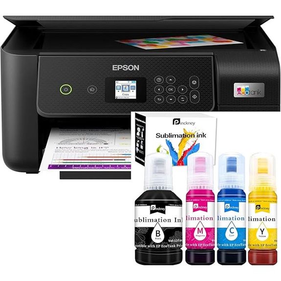 Pinckney Cartridge-Free Super-Tank Printer with Ink Bundle