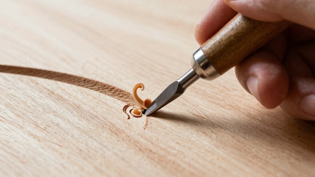 carving tool chatter causes