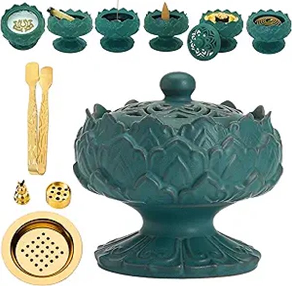 Ceramic Incense Burner for Aromatherapy and Meditation
