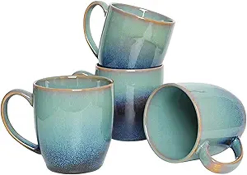 Bosmarlin Ceramic Coffee Mug Set of 4