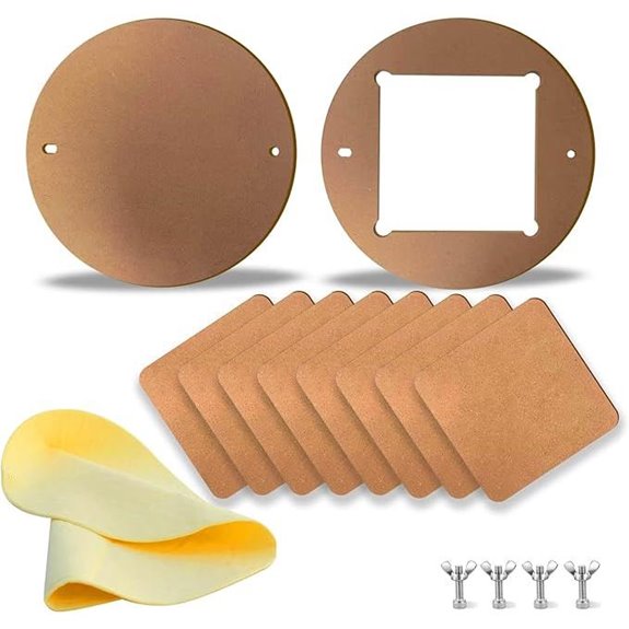 Gkesgm Ceramic Pottery Wheel Bats Set (12 & 7)