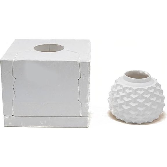Ceramics Plaster Molds for Textured Vases and Crafts