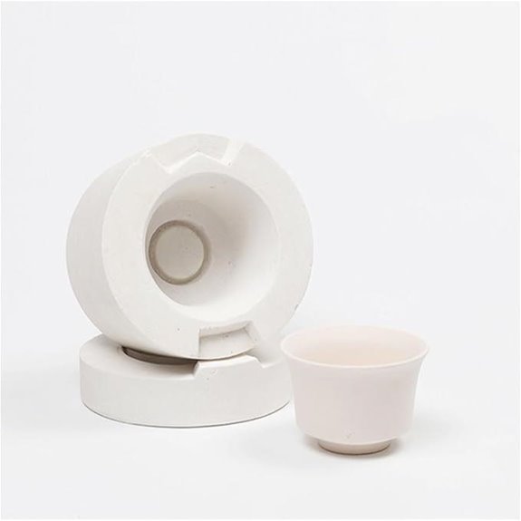 Ceramics Tea Cup Casting Mold Set for DIY Pottery