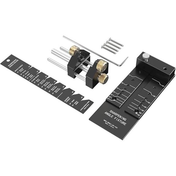 Chisel Sharpening Jig Kit with Angle Gauge