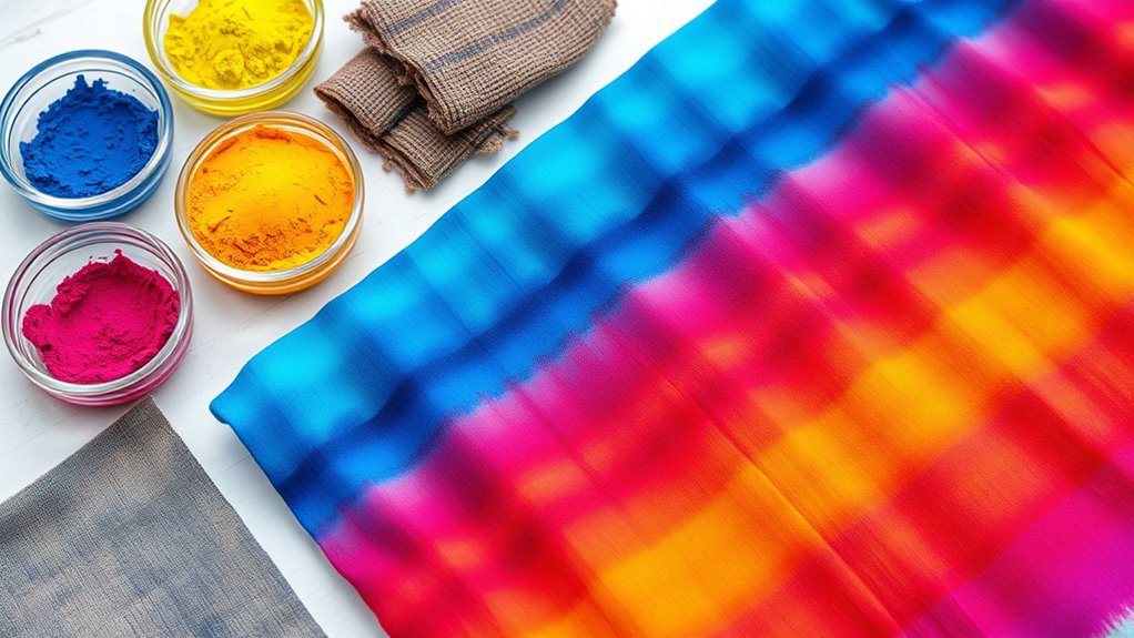 choose suitable dye and fabric