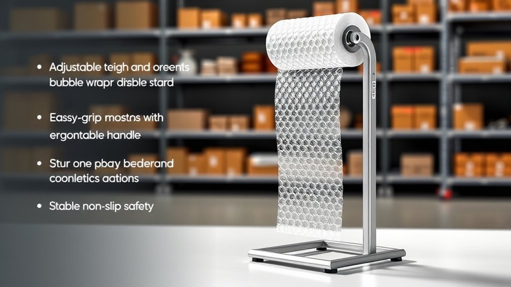 choosing practical bubble wrap stand