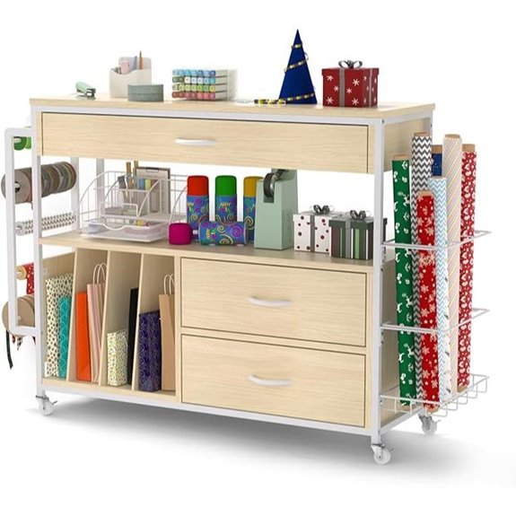 Christmas Wrapping Paper Storage & Organizer