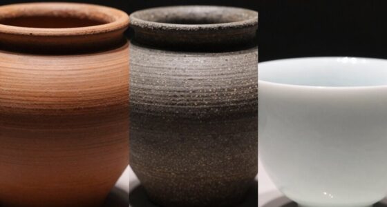 clay comparison earthenware stoneware porcelain