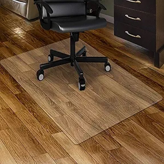 Kuyal Clear Chair Mat for Hardwood Floors